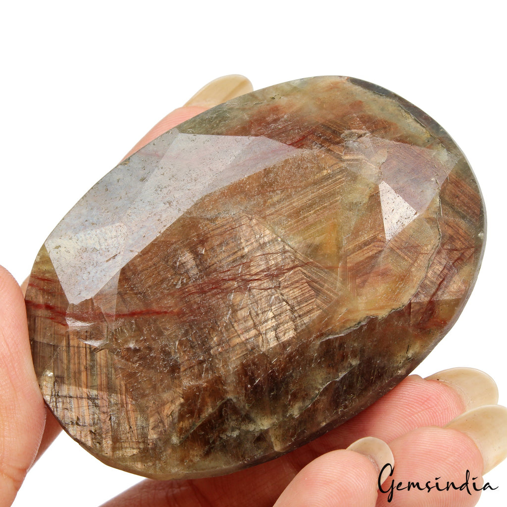 980 Ct Natural Untreated Golden Brown Sapphire Oval Faceted Loose Huge Loose Gem