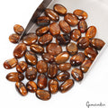 270.00 Ct Natural Red Yellow Tiger Eye Mix Cab Wholesale Loose Gems Lot 43 Pcs