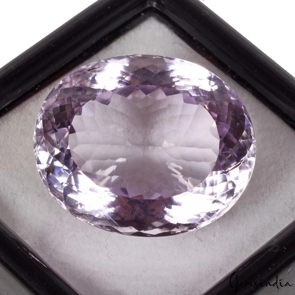 38 Ct Certified Natural Jumbo Amethyst Bolivia None Treatment Full Fire & Clean