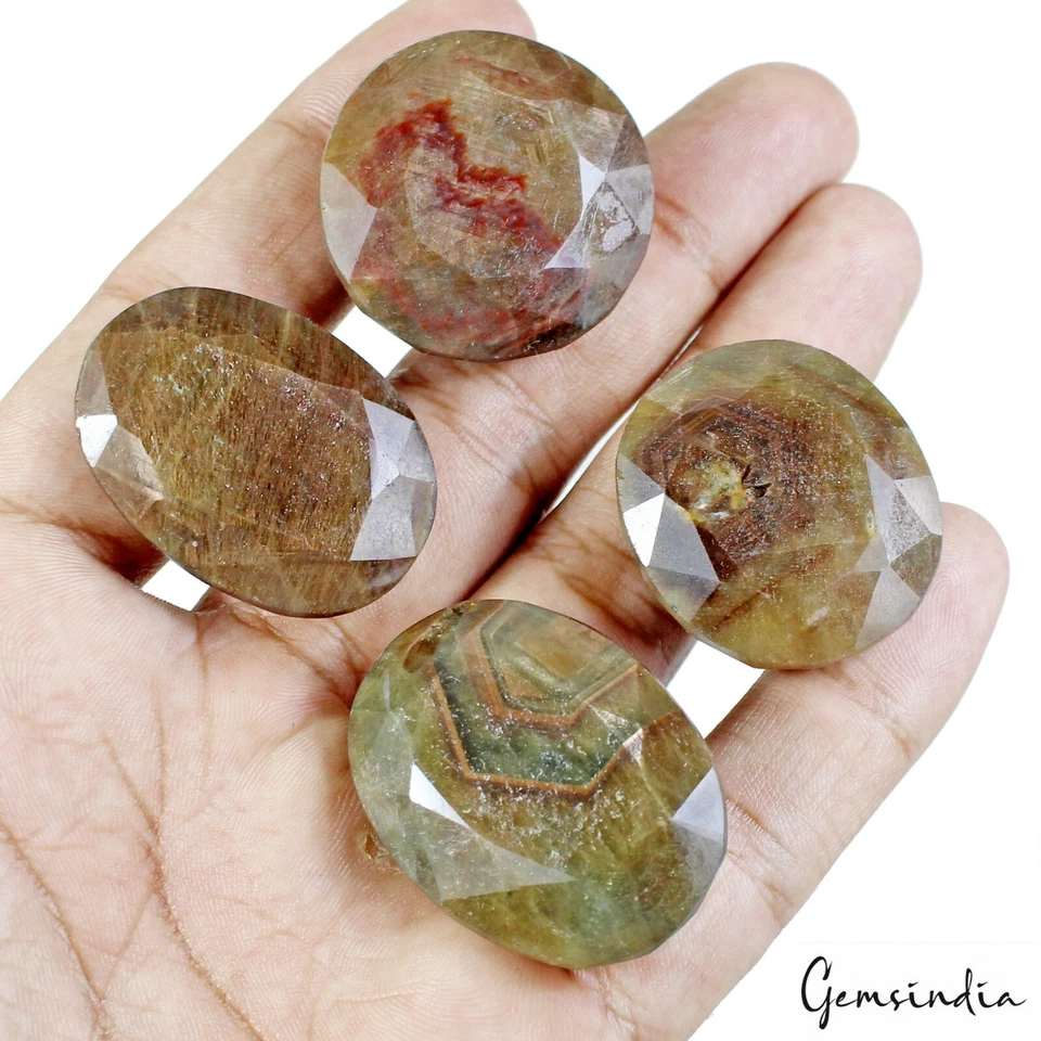 Sapphire Lot, Loose Gemstone, Untreated, Brown — 4 Pieces, 32mm to 39mm, 600 Ct, Madagascar