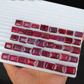 450 Ct Natural Red Ruby Baguette Cut Loose 11mm-18mm jewelry Gemstones ~40 Pcs