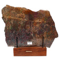 Large 2.9kg Ruby Kyanite Slab Specimen Rough Natural Stone On Rare Display Stand