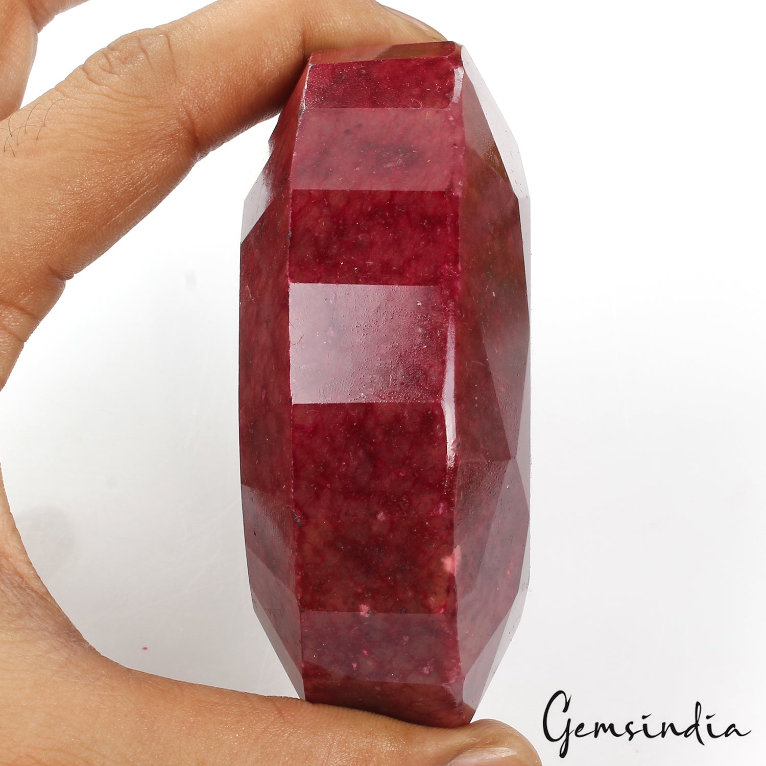 Large Natural Red Ruby 2400 Ct Faceted Oval Ruby Huge Loose Earth Mined Gemstone