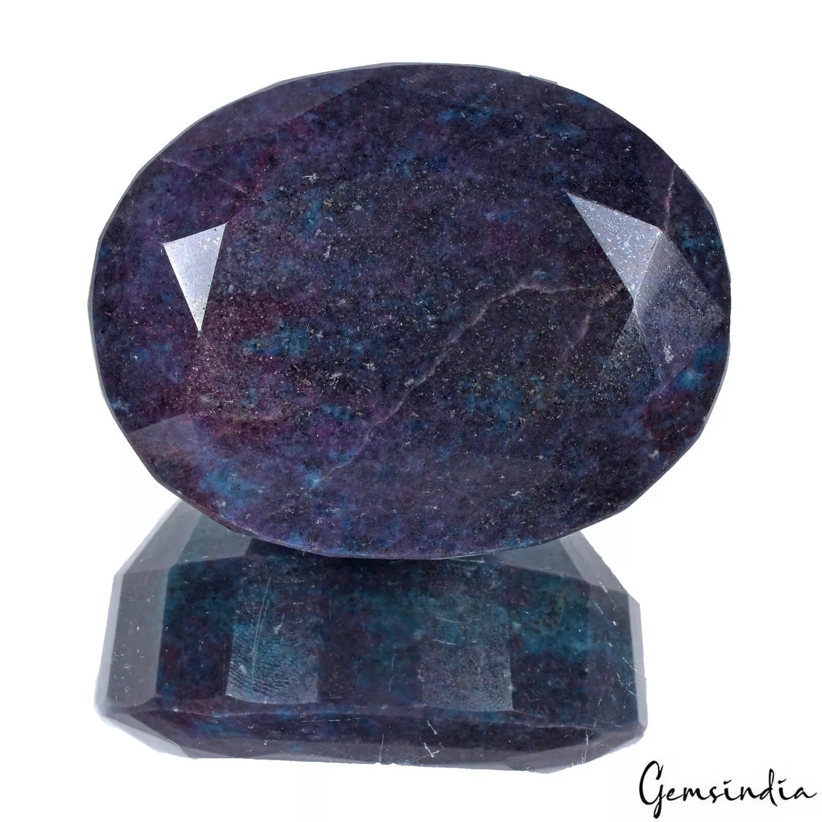 1640 Ct Natural Untreated Ruby Kyanite Oval Cut Huge Loose Earth Mined Gemstone