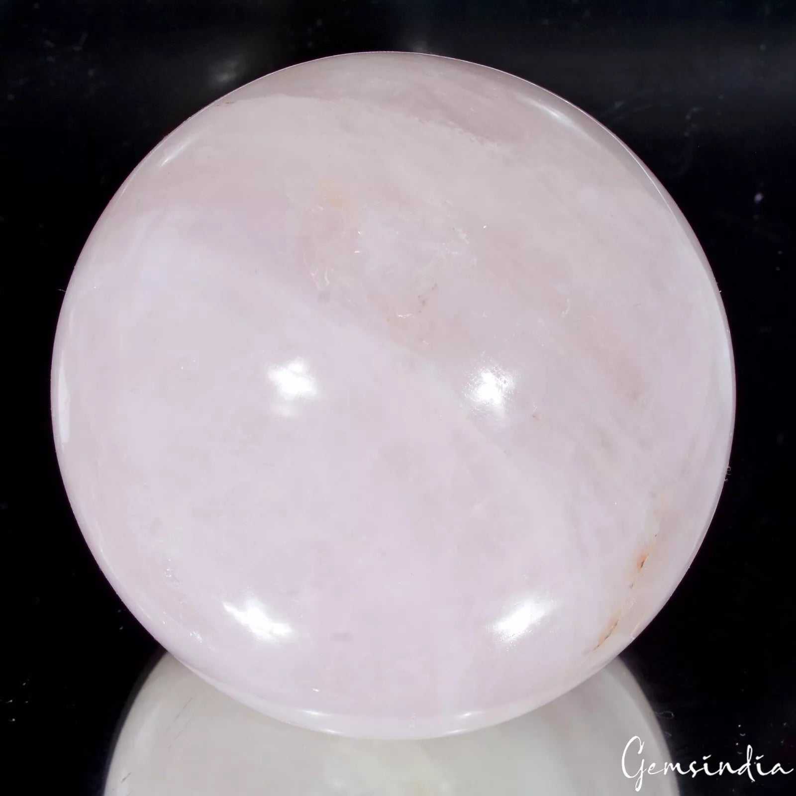 Large 4650 Cts Natural Pink Rose Quartz Sphere Gemstone Home Decor 3.3" W Stand