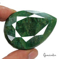 470 Ct Natural Green Brazilian Emerald Pear Faceted Earth Mined Huge Size Gems