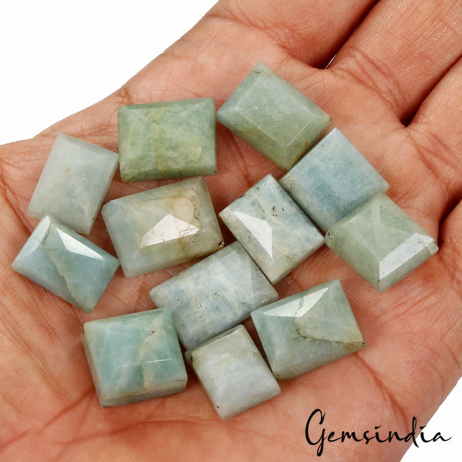 191.25 Ct Natural Untreated Green Beryl Aquamarine Baguette Cut Loose Gems 12 Pc