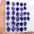 287.80 Ct/32 Pcs Natural Blue Beryl Oval Faceted Loose Jewelry Making Gemstone