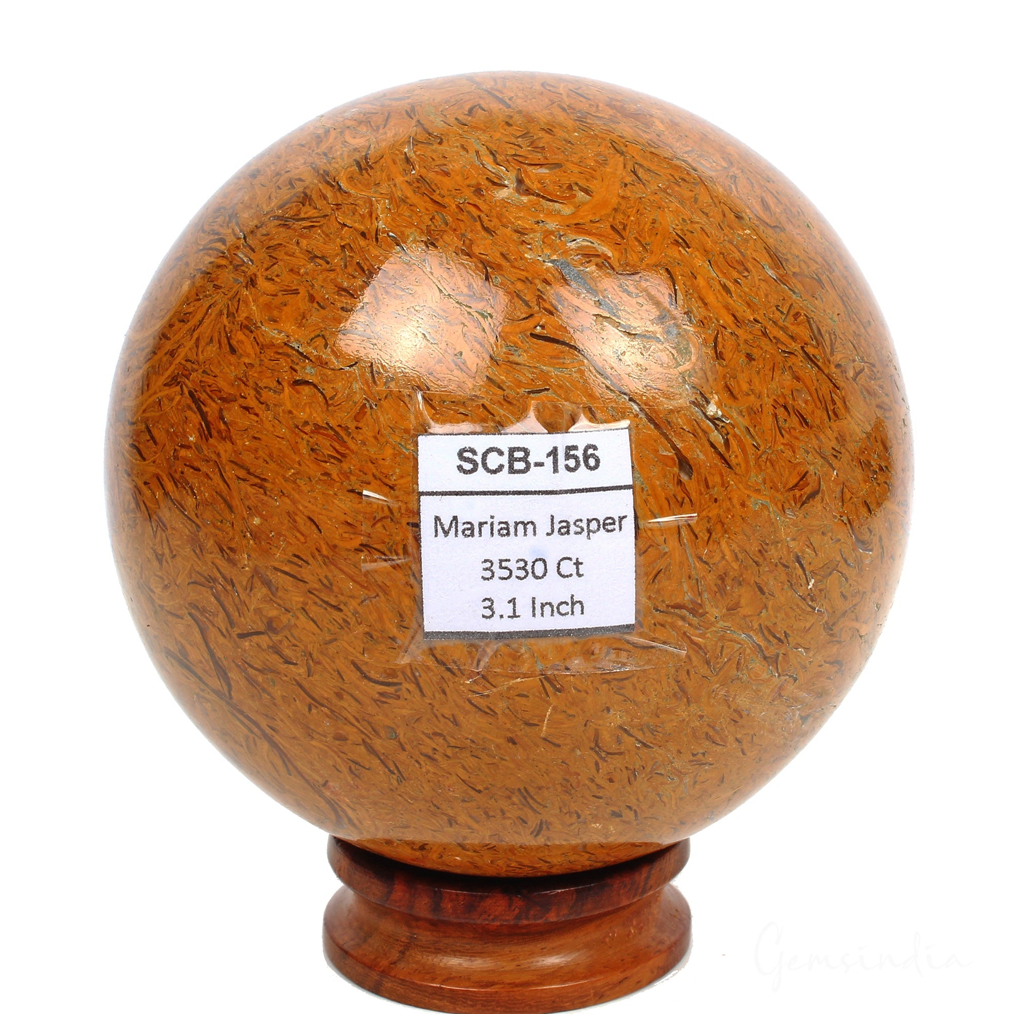 3530 Ct Natural Mariam Jasper Healing Crystal Mineral Sphere Gemstone With Stand