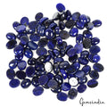 100 Pcs Natural Blue Sapphire 08-12mm Oval Cabochon Top Quality Loose Gemstones