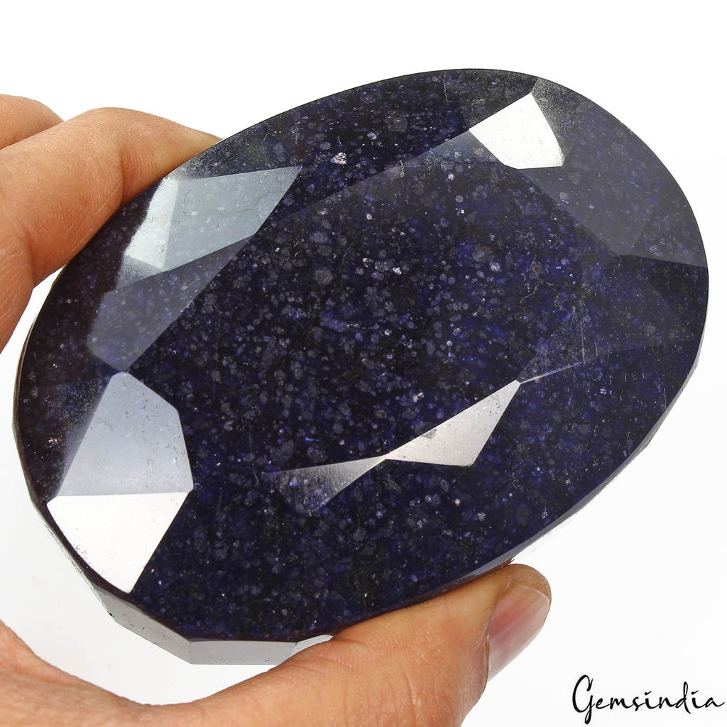 Certified 3169 Ct Natural Blue Sapphire Museum Size Oval Cut Loose Huge Gemstone