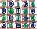 Sapphire Lot, Loose Gemstone, Oval, Pear, Round, Octagon Faceted Cut, Color Enhanced — 20 Pieces, 31mm to 51mm, 3661.70 Ct