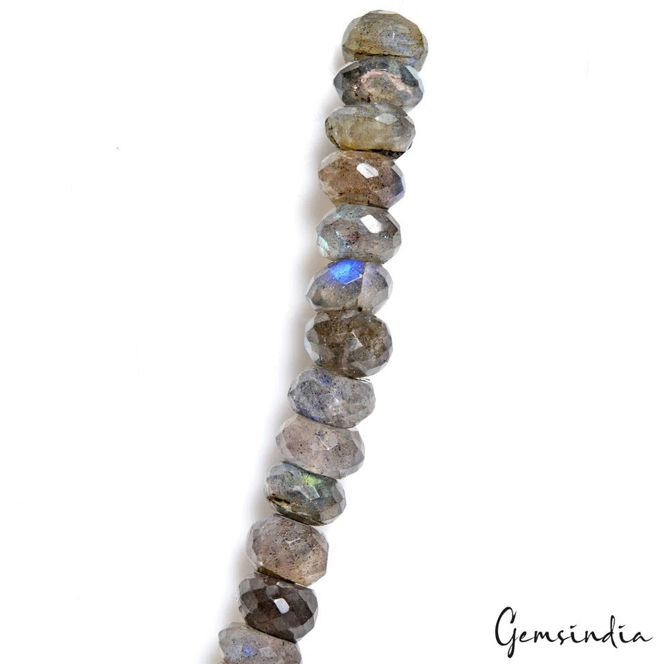 Natural Multi Shine Labradorite Gemstone Round Cut Drilled Beads~ 5 Strands Lot