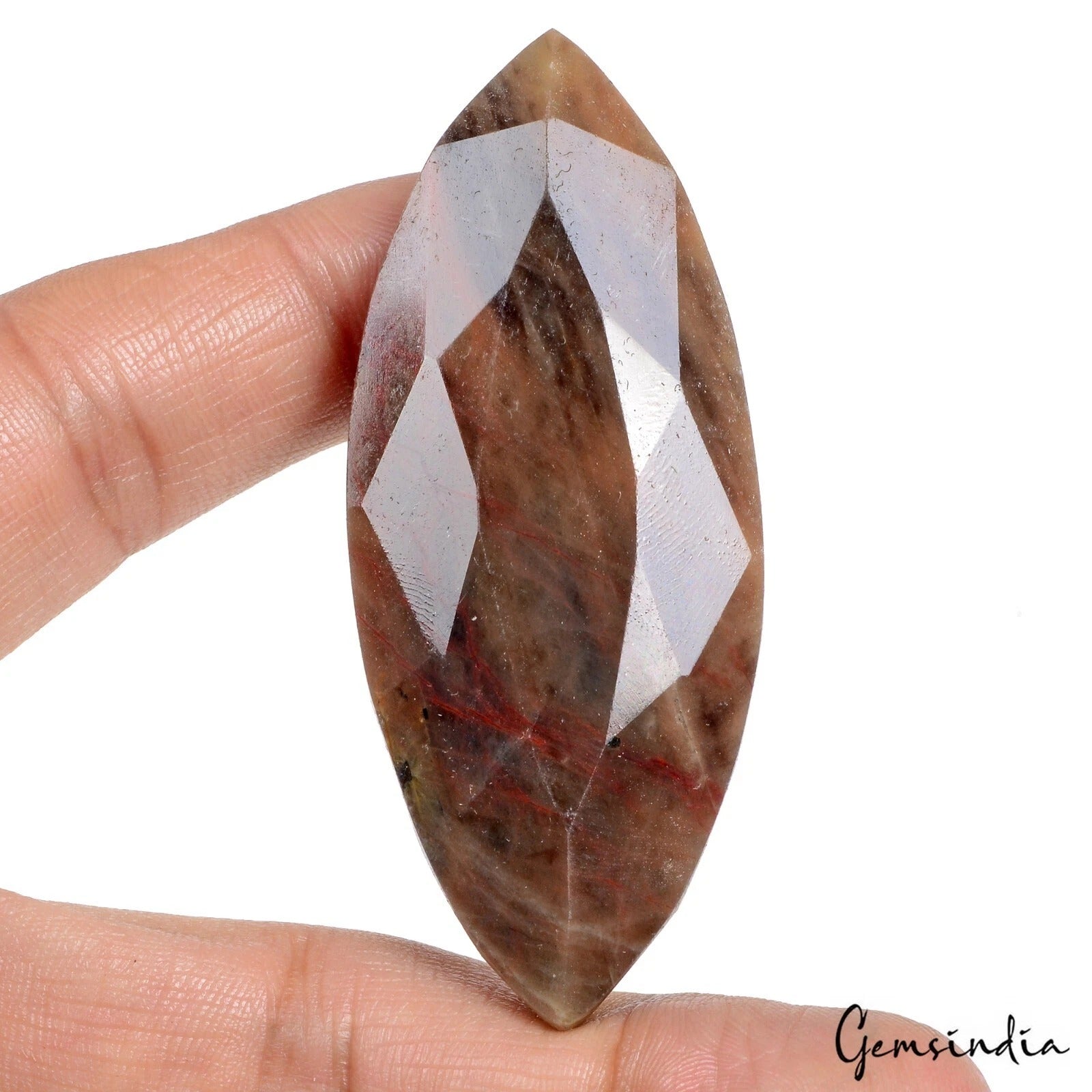 Certified 330 Ct Natural Untreated Golden Brown Sapphire Marquise Cut Loose Gem