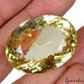 Certified 121.70 Cts Natural Untreated Yellow Citrine Oval Faceted Huge Rare Gem