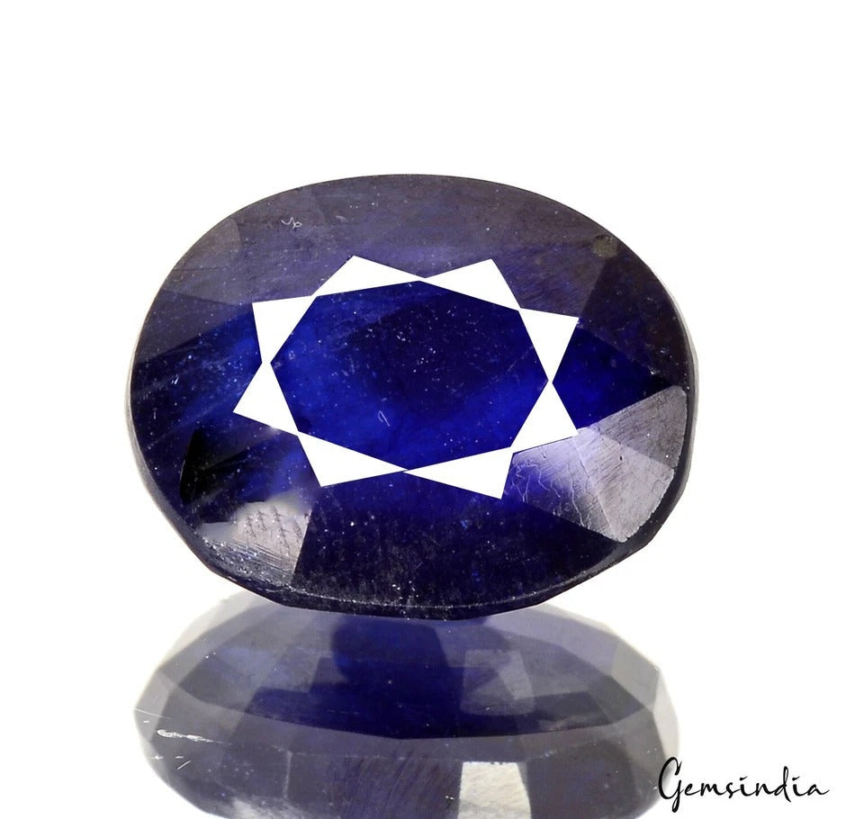 IGL&I Certified 17 Cts Natural Blue Ceylon Sapphire Oval Cut loose Gem For Ring