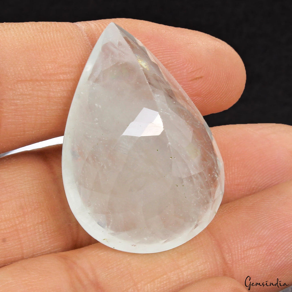 Certified 86.20 Ct Natural Aquamarine Pear Cut Loose Brazilian Jewelry Gemstone