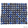 120 Pc Natural Blue Lapis Lazuli Loose 7-8mm Round Cab Gemstones Lot For Jewelry