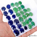 500 Ct Natural Emerald Sapphire Oval Cut Loose 13-24mm Ring Size Gemstones ~32 P