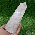 4800 Cts Natural Quartz Obelisk Large Crystal Point Tower Wand Reiki Healing 7"