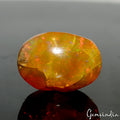 Oval Cab Natural AAA Hot Rainbow Orange Fire Opal 24.10 Ct Certified Gemstone