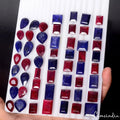 700Ct Certified Natural Ruby Sapphire Mix Cut Loose Jewelry Making Gemstones Lot
