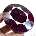 1940 Ct Natural Huge Red Ruby Museum Size Treated Oval Cut Gemstone 87x71x35mm