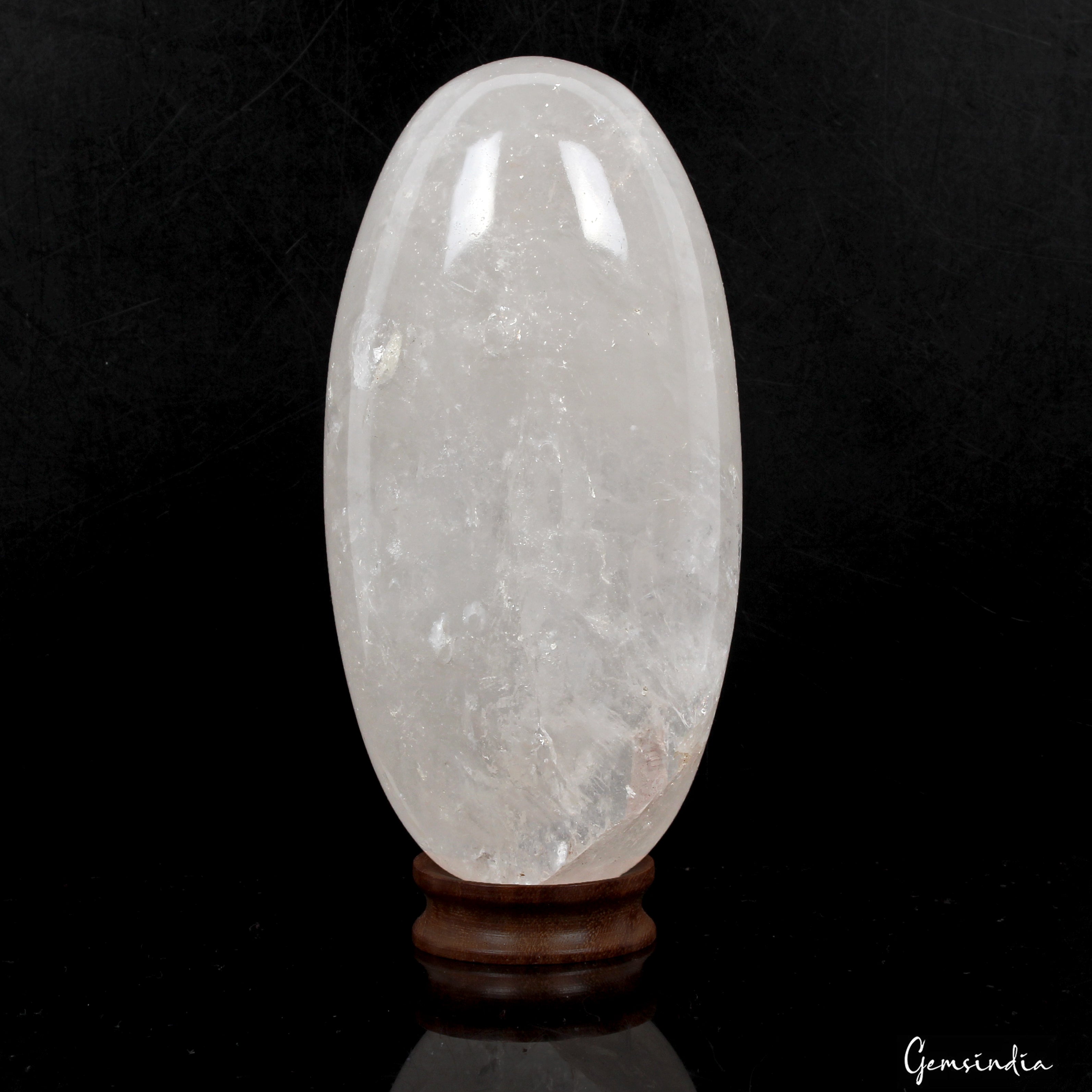 3620 Ct Natural Untreated White Quartz Healing Crystal Reiki Egg Gems With Stand