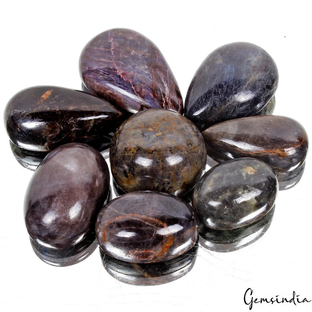 860 Ct Natural Untreated Brown Blue Sapphire Mix Cab Loose Gemstone Lot 8 Pcs
