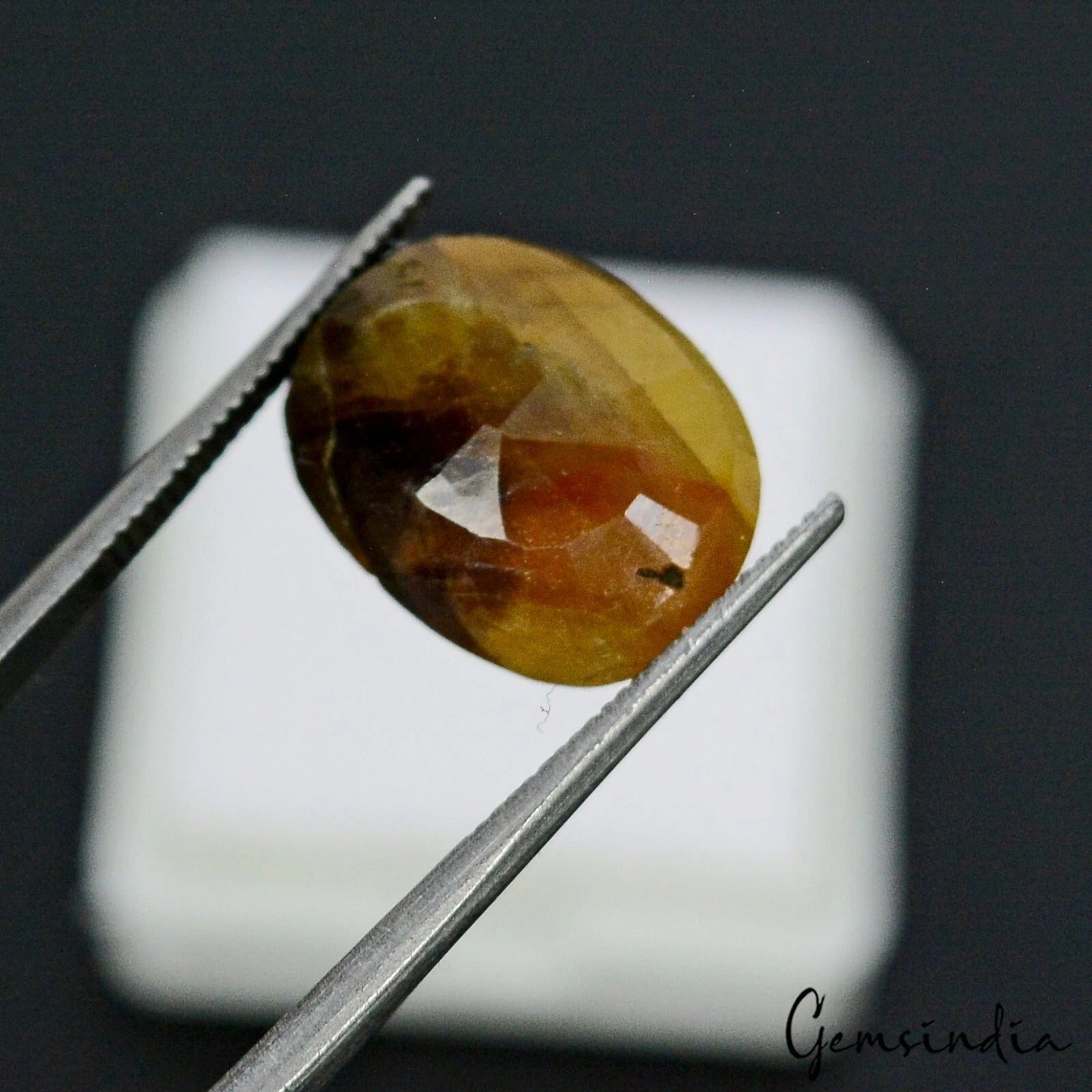 9.80 Ct Natural Untreated Golden Brown Sapphire Oval Cut Certified Loose Gems