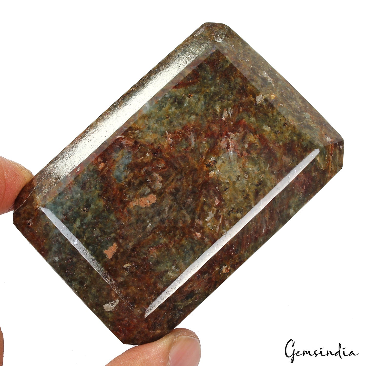 1970 Ct Natural Untreated Blue Green Kyanite Octagon Cut Earth Mined Huge Gem
