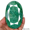 3130 Cts Natural Brazilian Green Emerald Oval Faceted Museum Size Huge Gemstone