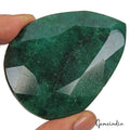 570 Ct Natural Dark Green Brazilian Emerald Pear Faceted Cut Earth Mined Gems
