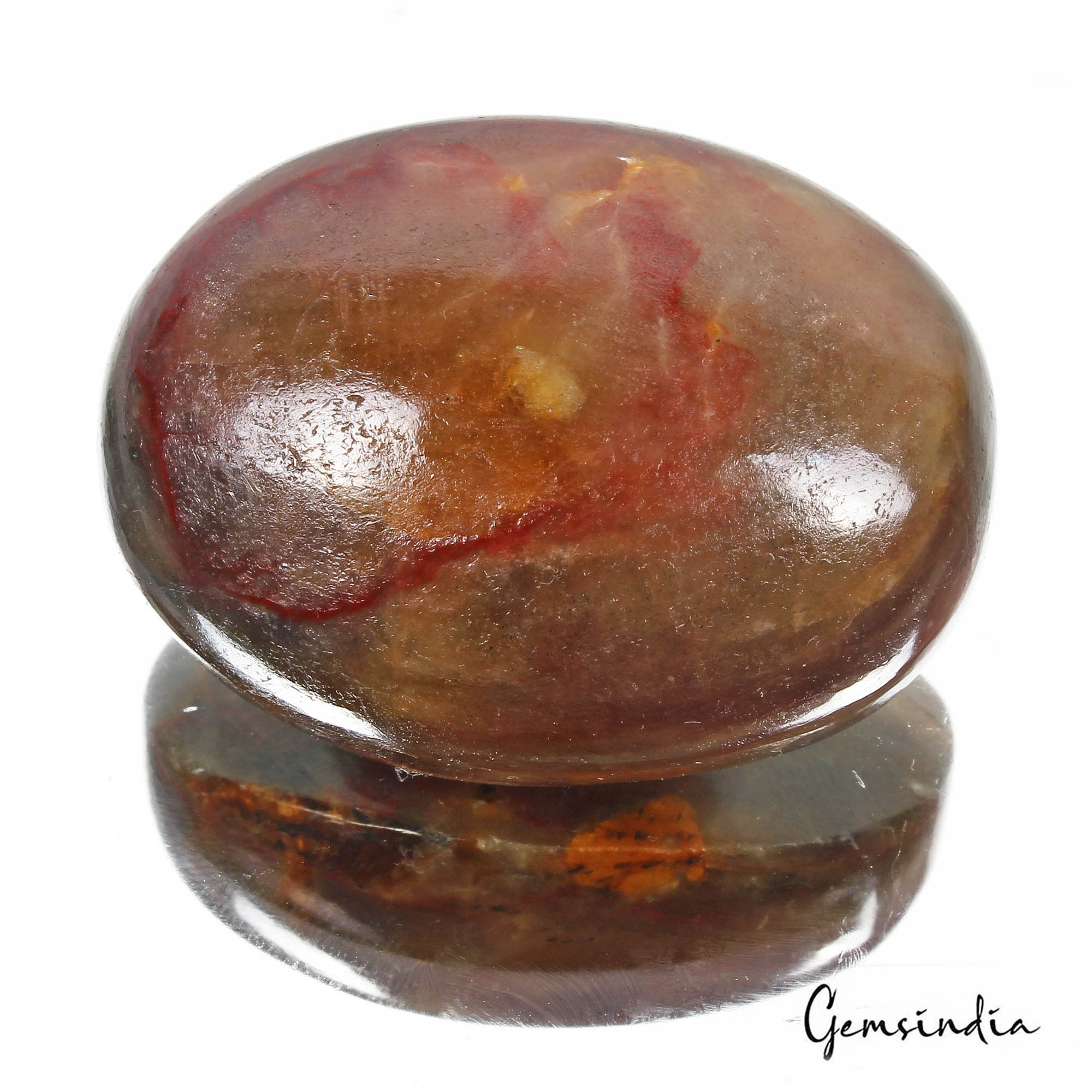 300 Cts Natural Untreated Bi Color Sapphire Oval Cab Loose Huge Earth Mined Gem