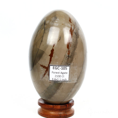 Agate Sphere — 3.6 x 2.1 Inch, 0.42 Kg (2100 Ct)
