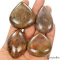 Set of 4 Pcs Natural Sapphire 44mm-53mm Mix Cabochon Untreated Gemstones~1090 Ct
