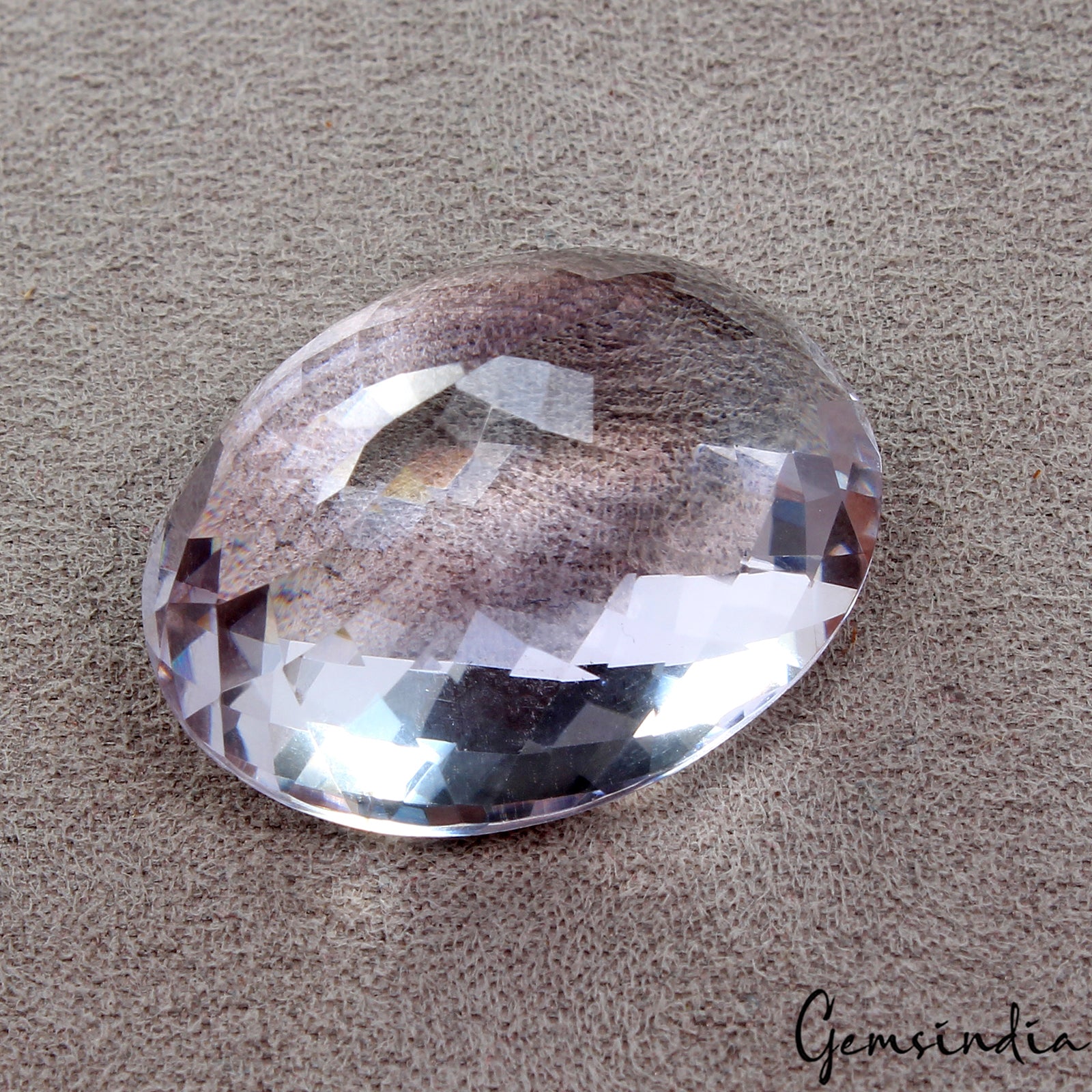 Amethyst Loose Gemstone, Lavender — 29x23x16mm, 58.30 Ct, Brazil