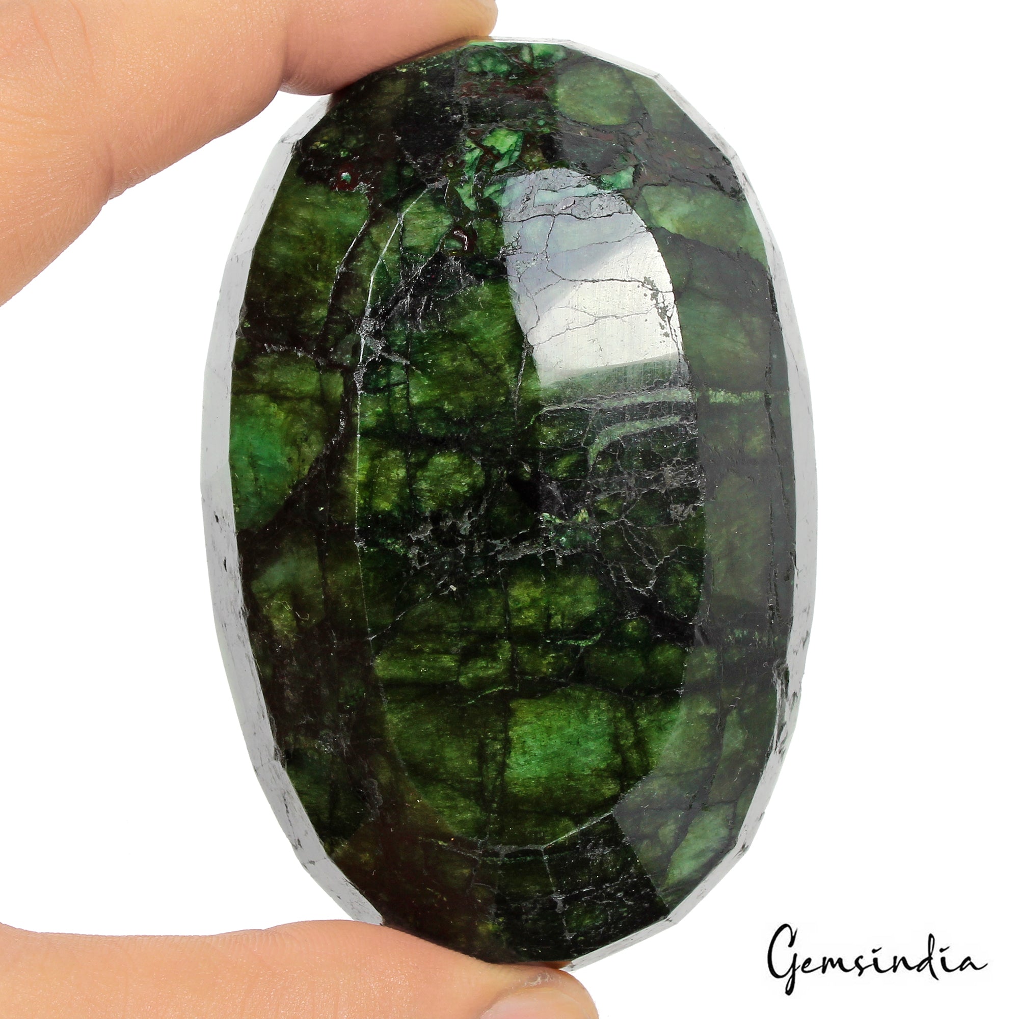 1240 Ct Natural Green Brazilian Emerald Oval Cut Faceted Earth Mined Loose Gems