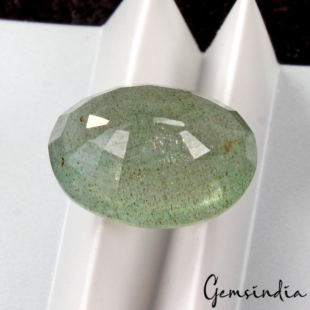 Certified 5.00 Cts Natural Green Emerald Oval Cut Untreated Ring Size Gemstone