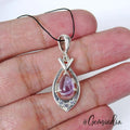 2.4 Gram Natural Purple Amethyst Gem Designer 925 Sterling Silver Pendant 1 Inch