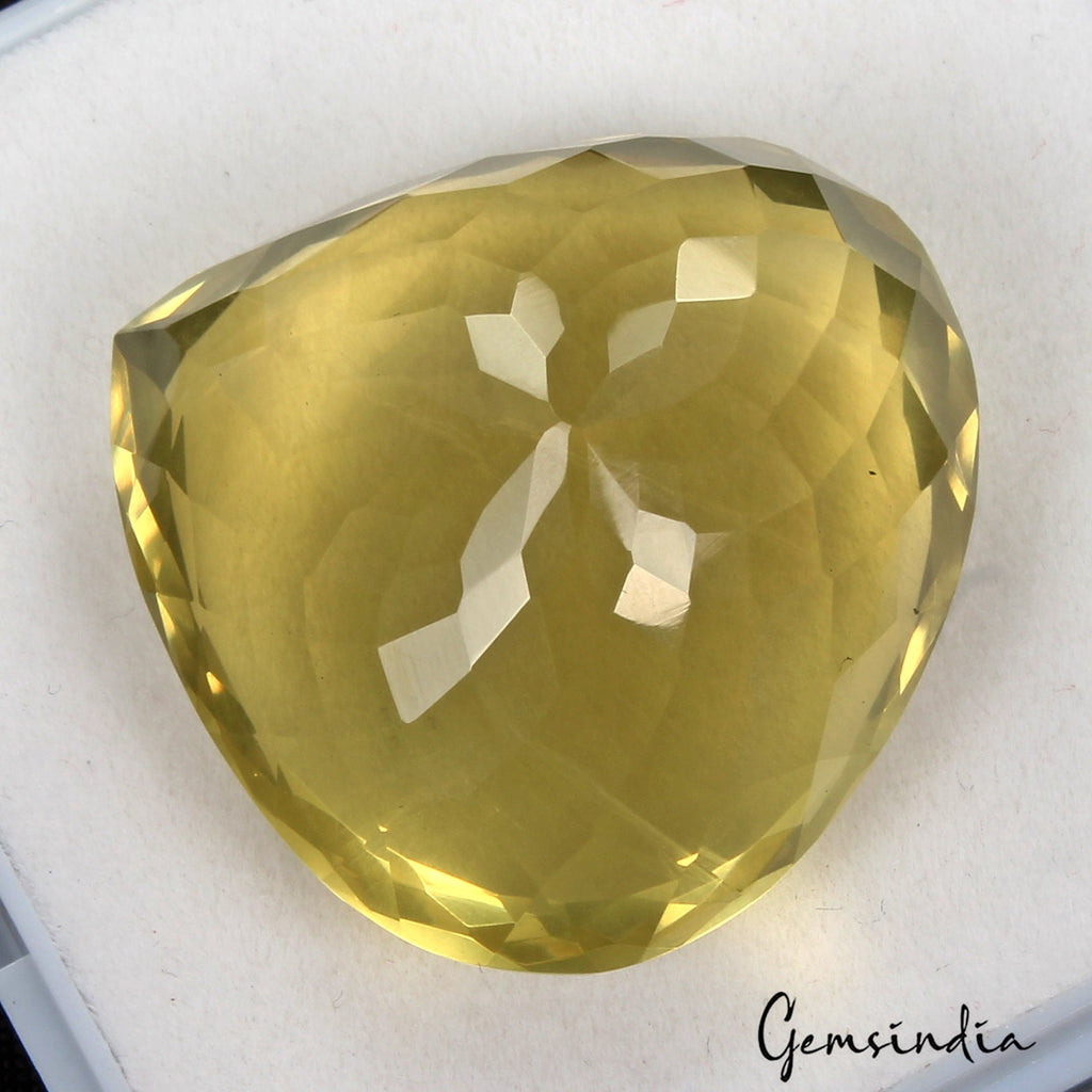 78.40 Ct VVS Natural Citrine AAA Yellow Brown Huge Pear Cut Gemstone 28*28*16mm