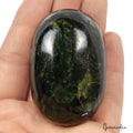Emerald Cabochon, Color Enhanced, Green — 63 x 40 x 29 mm, 690 Ct, Zambia