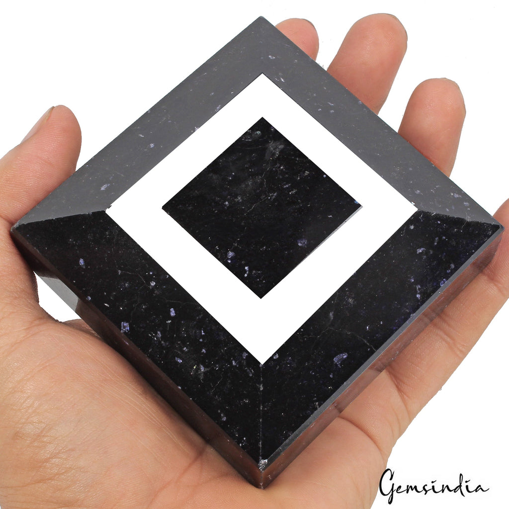Large 4250 Ct Natural Blue Sapphire Square Cut Faceted Earth Mined Loose Gems