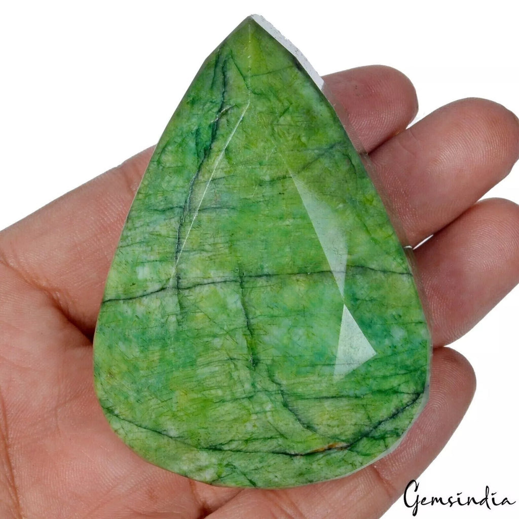 Emerald Loose Gemstone, Green — 72x52x34 mm, 1000 Ct, Brazil