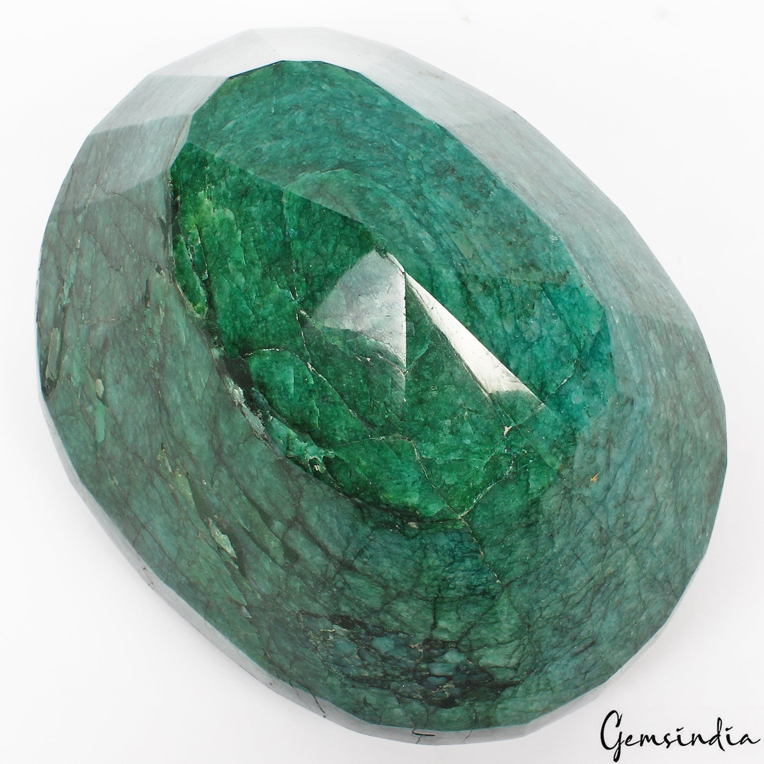 Museum Size 6.3Kg Natural Brazilian Green Emerald Oval Earth mined Huge Gemstone