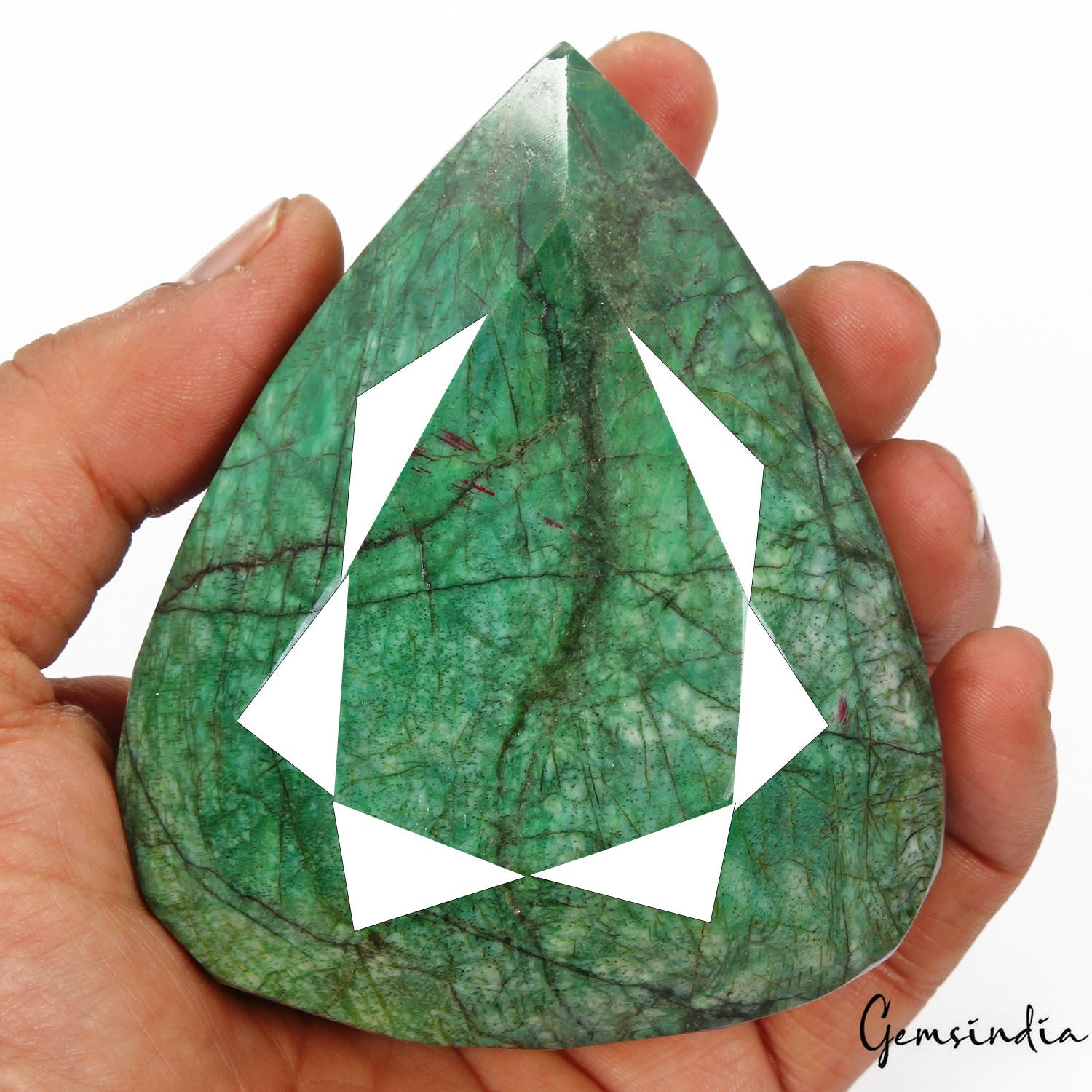 Certified 2585 Cts Natural Brazilian Huge Green Emerald Pear Cut Museum Size Gem