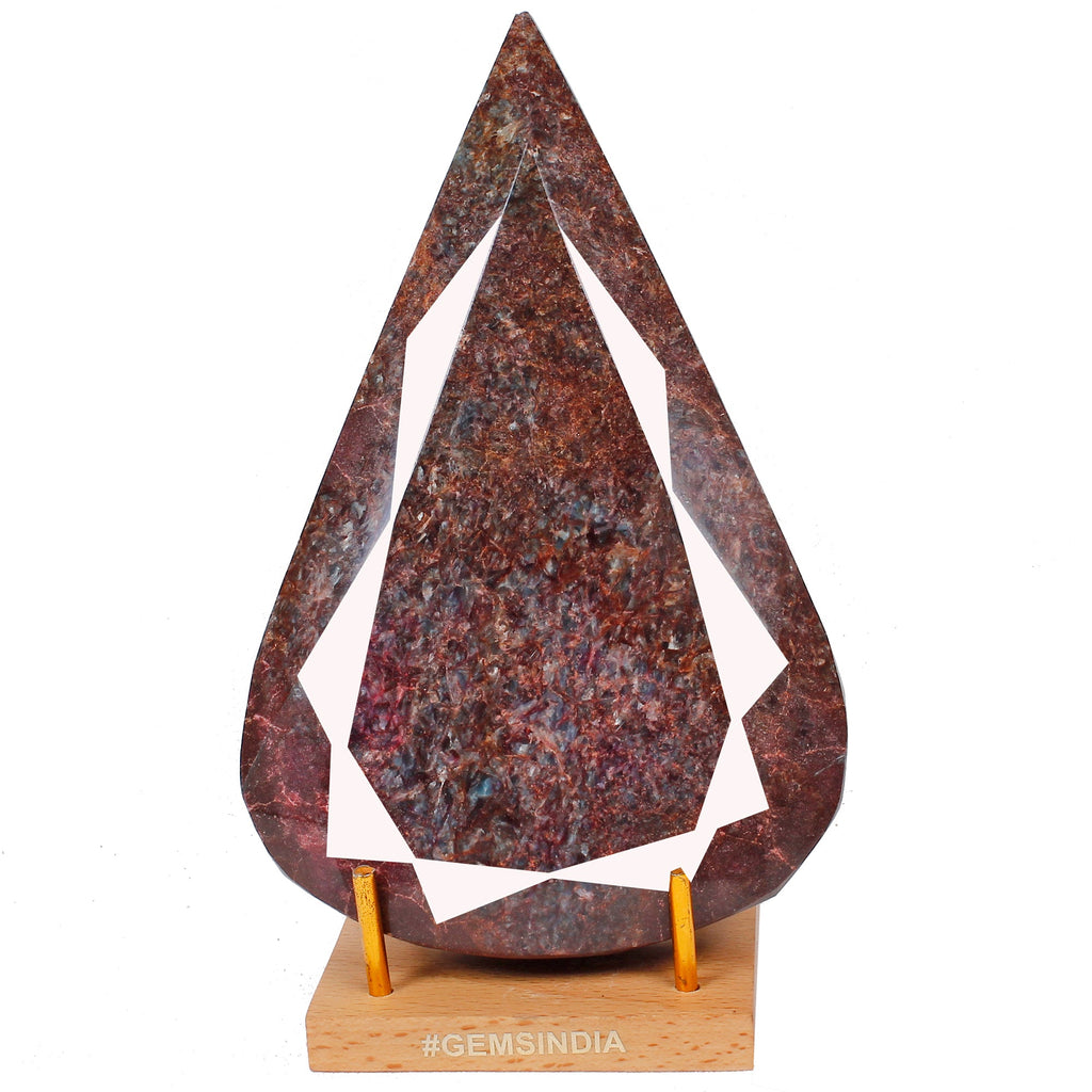7250 Ct/1.45 Kg 100% Natural Red Ruby Madagascar Pear Cut Large Size Gemstone