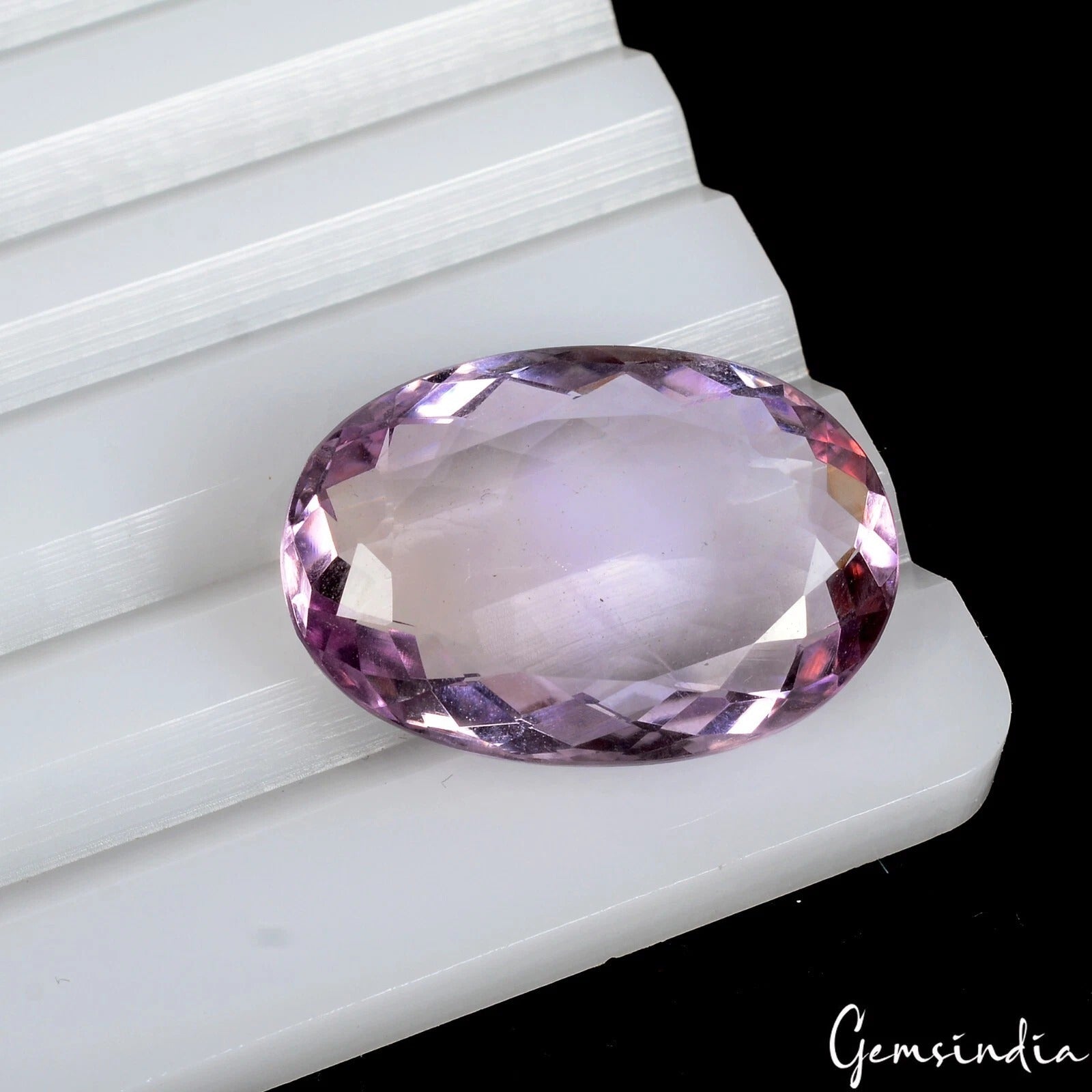 18.30 Ct Natural Untreated Purple Amethyst Oval Cut Faceted Gemstone For Jewelry