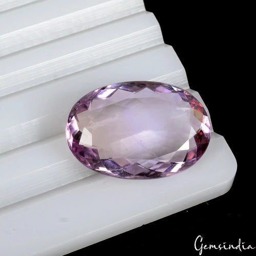 Amethyst Loose Gemstone, Untreated, Purple — 23 x 16 x 7mm, 18.30 Ct