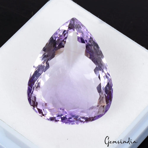 Amethyst Loose Gemstone, Untreated, Purple — 25x20x12mm, 37.90 Ct
